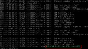 How to Prevent SSH Brute Force Attacks with Fail2Ban on Debian 7